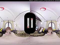 VR Batgirl's funny steamy ride
