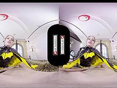 VR Batgirl's funny steamy ride