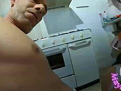 brunette's intimate homemade passion