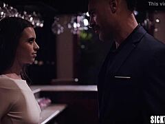 Waitress Seduces with Passion