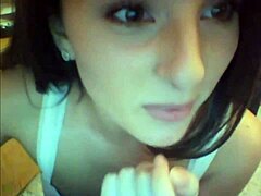 college girl's sultry camera tease