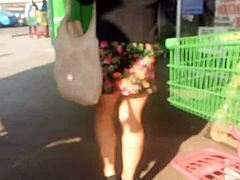 milf’s teasing curves on the streets