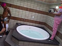 Experienced Mom's Teasing Blow With Tattooed Stud