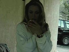 Blonde Teen’s Bold Backdoor Moment