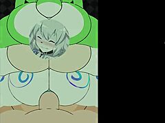 hentai monster cock rides hard in anime fantasy