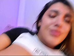 Wealthy Colombian Meets Busty Latina Online