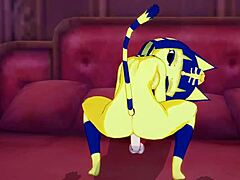 ankha's sensual bedroom journey