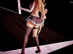 Girls groove spicy in MMD