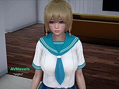 My bully lover’s teasing anime charm