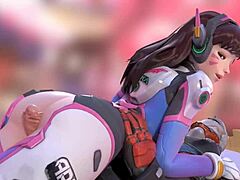 anime passion with big curves