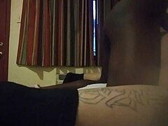 My black shemale sparks fiery Latino heat