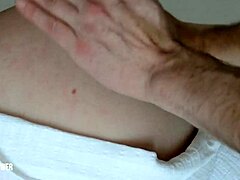 teasing vacuum massage on european babe’s ass