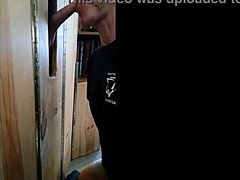 Straight Guy Hard at Gloryhole