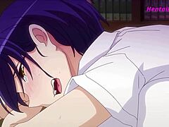 Satsuki Pinned Down and Losing Virginity in Hentai