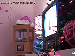 happy christmas with lily carter’s intense squirting