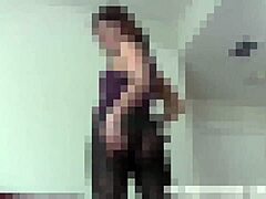 Femdom pantyhose POV takes control