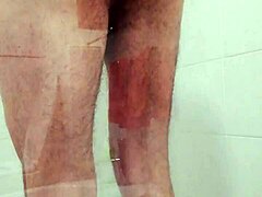 rough gay fuck in the shower