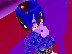 Roboco-San And Uruha Rushia Wild Hentai Fuck