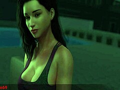 Horny MILF Rocks 3D Action