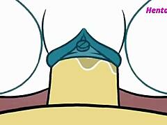 Anime-style 3D porn with oral