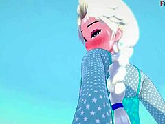 elsa's xmas hentai pov thrill awaits