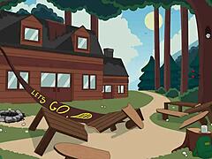 Camp Mourning Wood’s wild hentai fantasy fuck