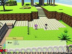 Cartoon femdom and betrayal on dreamy beach.