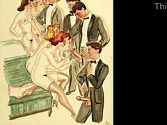 erotic art with hardcore group fucking