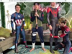 gay boys pounding in tight spandex