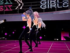 Honkai Star Rail Clara March Silverwolf Hentai MMD
