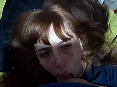 teen sucks stepbrother's huge cock raw