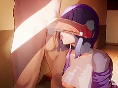 hinata's surprise creampie visitor in 3d cartoon