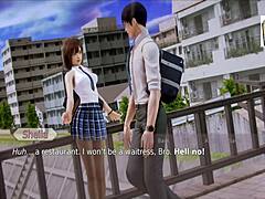 animated hentai's playful sci-fi lesson