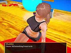 my new family plays a homemade game with blonde amateurs