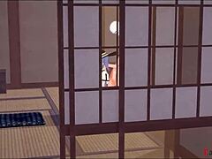 Eris catches roxy fucking and joins in the trailer