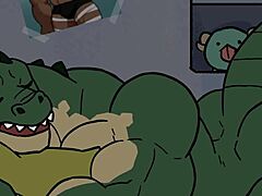 Animated gay stormy passion dive
