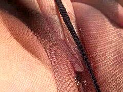 asmr teen squirts hard in tight pantyhose
