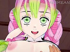 pov banging mitsuri kanroji in hot anime scene