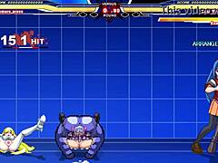 Kuromaru大战Arcana Heart,狂野动漫射精对决