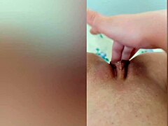 Hot Lady Shows Legs in Solo Play