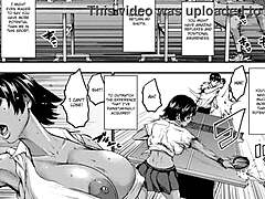 Academy hentai unleashes massive breasts in action
