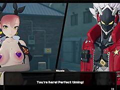 completing a wild partnership with nicole in zenless zone zero featuring gumi