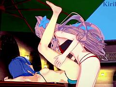tsubasa and maria’s futanari clash
