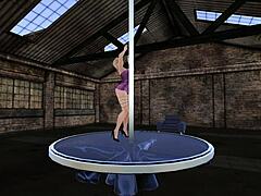 dahlia’s hot VR pole moves