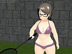 Kyo’s Busty Tennis Heat