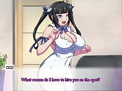 Hestia's bouncy anal action
