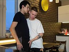 Teen twink’s relentless juicy blowjob to orgasm