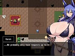 adventurer karen aroused in hentai curse