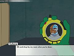 Starfire in Animated Action