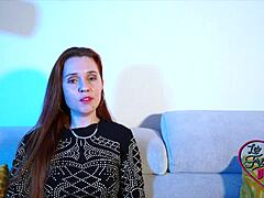 Lesbian Couple's Threesome Fun